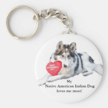 Min indiska hund för indianen älskar mig mest!. nyckel ring