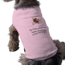 Min indiska hundvalp för indianen, lyckas mig en l hund tee