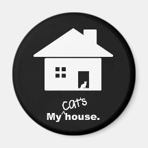 Min katt magnet för ordstäv för hus rolig kylskåps magneter