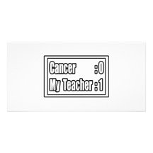Min läraretaktcancer (funktionskortet) skräddarsydda fotokort