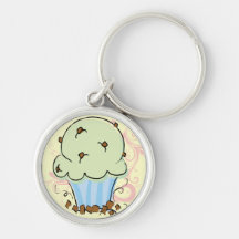 Min lite muffin Keychain Nyckelringar