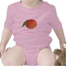 min lite persika tee shirts