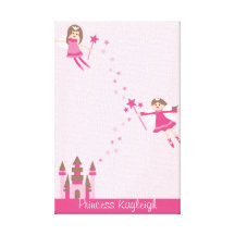 Min lite princess sträckt canvastryck