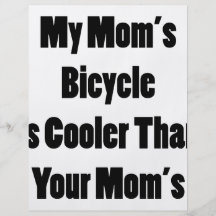 Min mamma cykel är kylaren än din mamma custom flyer