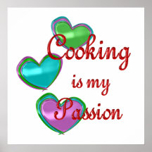 Min matlagningpassion print