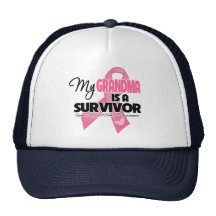 Min mormor är en överlevande - bröstcancer keps