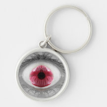 Min Om synar röda Keychain - Nyckel Ring