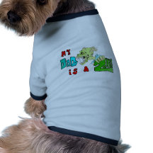 Min PAPPA är en ZOMBIE Hund Tshirt