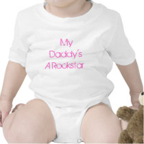 Min pappa lappar Rockstar en dräkten Body För Baby