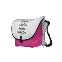 Min pojkvän är smart roligt och en underbar volley messenger bag