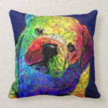 min psychedelic bulldogg kudder