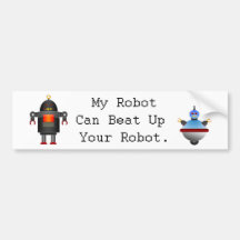 Min robot kan slå upp din robot bildekal