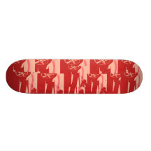 Min röda Corvette Anpassningsbara Skateboard