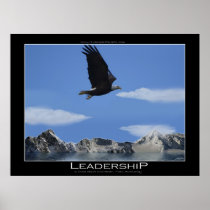 Mindre Motivational affisch för LEDARSKAP~-örn