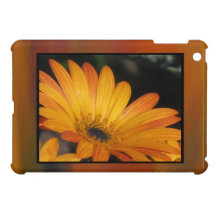 mini- fodral för iPad - orange daisy