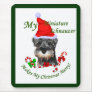 Miniature Schnauzer Christmas Gifts Mouse Pads