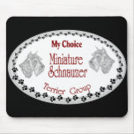 Miniature Schnauzer Lovers Mouse Pads