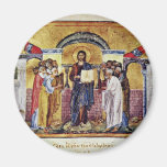 Miniatyr från den Menologium kejsarebasilikan Ii B Magnet För Kylskåp