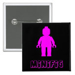 Minifig [mörk rosa] skräddarsy by min Minifig Nål