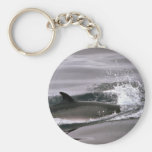 Minke val nyckel ring