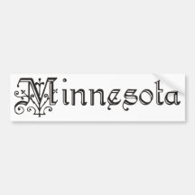 Minnesota Bildekal