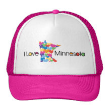 Minnesota Nice with Heart Hat