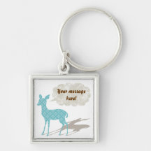 Minnessak Keychain för blåttBambi tillfällen Nyckel Ring