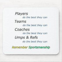Minns sportsmanshipen mus mattor