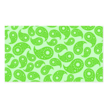 Mintgrönt och limefrukt gröna Paisley. Visit Kort