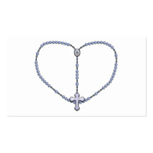 Miraculous Medal Rosary Business Cards