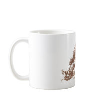 Mirakel- kvinnabrunt mugg