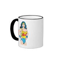 Mirakel- kvinnastående kaffe muggar