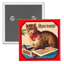 Mischief katten pins