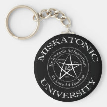 Miskatonic universiteten Keychain Nyckel Ring