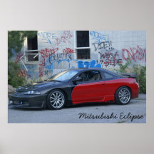 Mitsubishi förmörkelse affisch