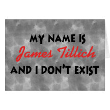 Mitt namn är James Tillich Hälsnings Kort