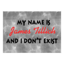 Mitt namn är James Tillich Personliga Tillkännagivande