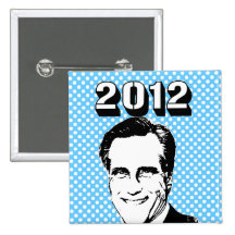 Mitt Romney 2012 Knappar Med Nål