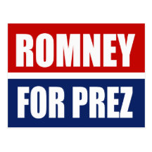 MITT ROMNEY 2012 VYKORT
