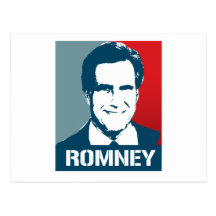 MITT ROMNEY AFFISCH VYKORT