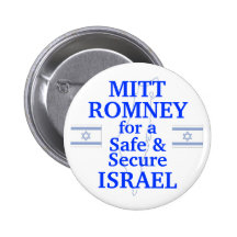 Mitt Romney för en säkra Israel 2012 Nål