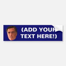 Mitt Romney - gör din egna bildekal