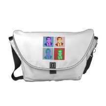 MITT ROMNEY popkonst Messenger Bag