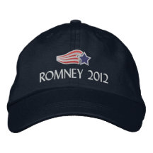 Mitt Romney stjärnarandar 2012 broderade hatten