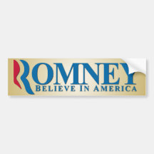 Mitt Romney - tro i Amerika Bildekaler