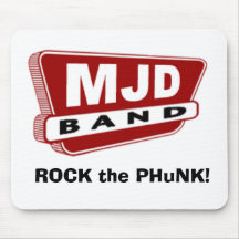MJD-musikband Mousepad Musmattor