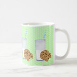 mjölk och kakor kaffe muggar