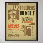 Mjölklastbilsförare Posters