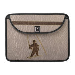 Mjuk Läder-Look fiskare MacBook Pro Sleeve