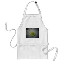 Mjuk vitblomma förkläden